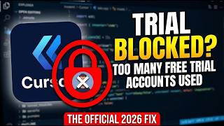 Cursor Too Many Free Trial Accounts Used on This Machine – FIX 2026