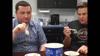 Taste Testing New Blue Bell Flavor Cookie Two Step (Recorded Live)