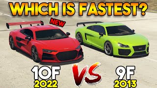 GTA 5 ONLINE : OBEY 10F (2022)  VS OBEY 9F (2013) - WHICH IS BEST?
