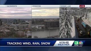 Rain, wind and snow: What to expect on Wednesday.