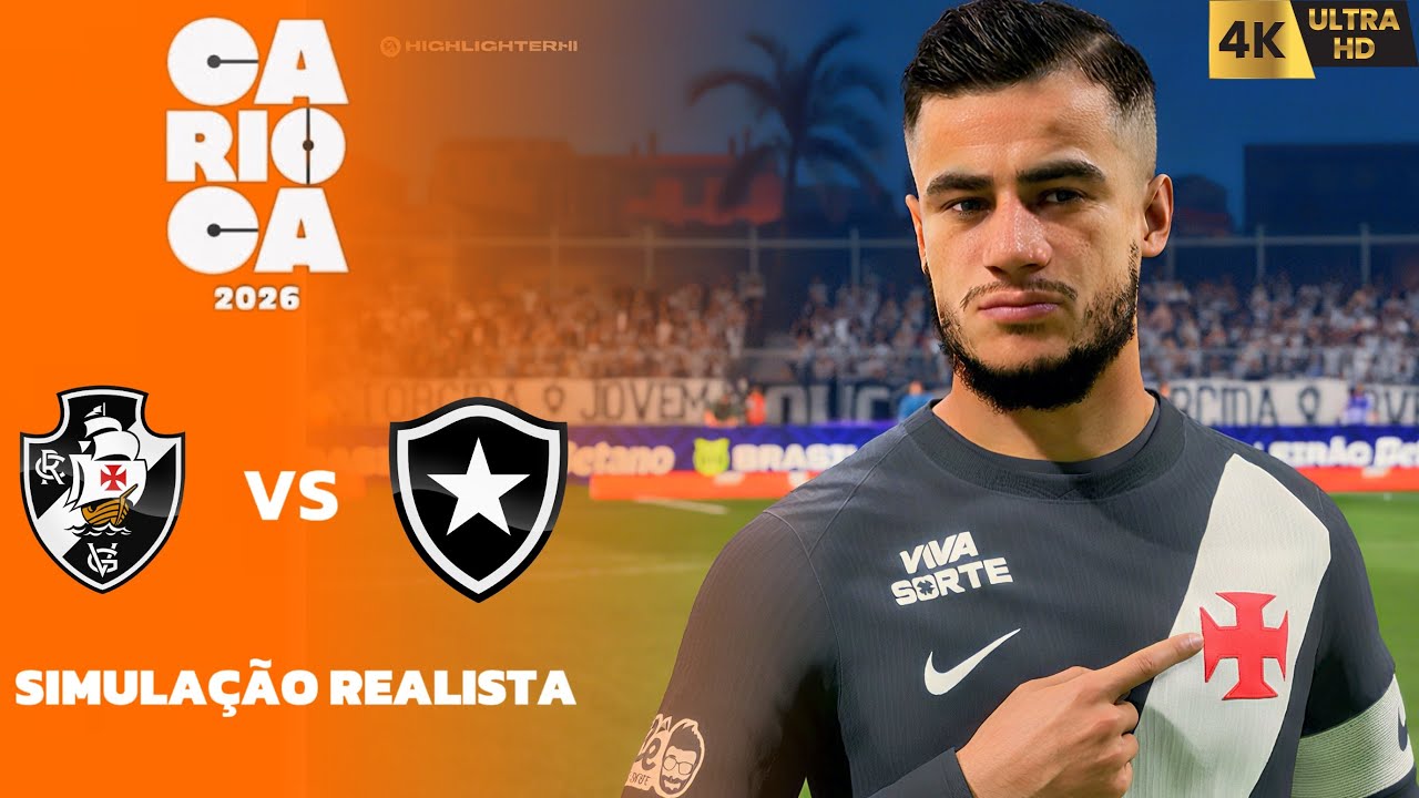 FC 26 - Vasco da Gama vs Botafogo | Cariocão 2026 | Simulação 4K60FPS Realista [EA Sports FC].
