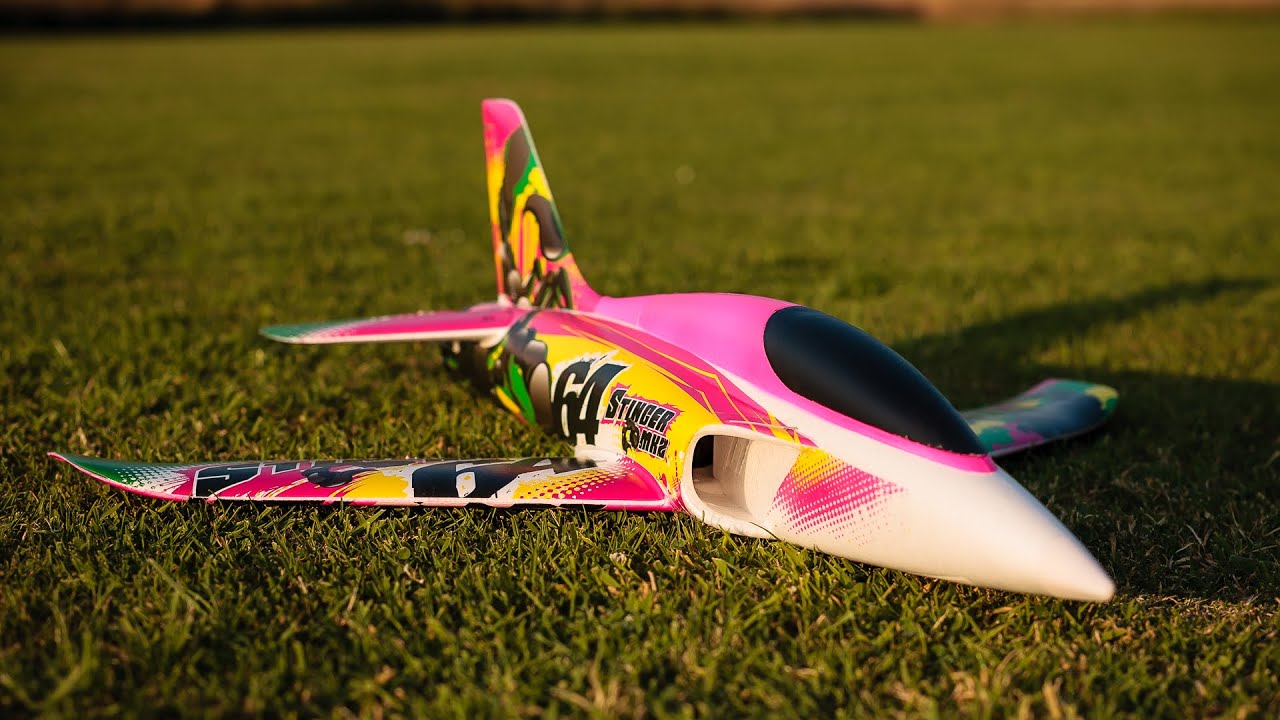 Hobby King Stinger 64 Mk2 First Flight YouTube