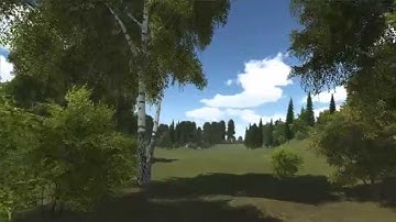 Lafrombola plants in Unity3D demo-level