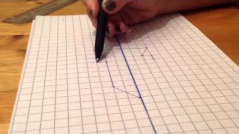 How to reflect an image across a horizontal mirror line.