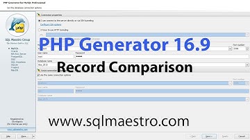 PHP Generator 16.9 new features. Part 3. Record Comparison
