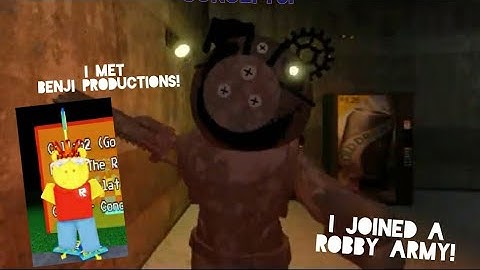 I met the Creator and joined a Robby Army in Piggy TROI Concepts! (Game made by Benji Productions)