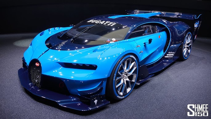 Bugatti Vision Gran Turismo concept at Frankfurt | evo MOTOR SHOWS - YouTube