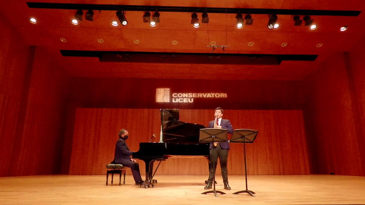 William Albright, Sonata for Alto Saxophone and Piano. I. Two-Part Invention - Marlon Smith Gómez
