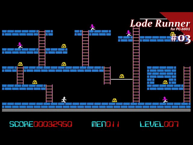 PC-8801 Lode Runner ロードランナー ディスクイメージ付き sddefault.jpg