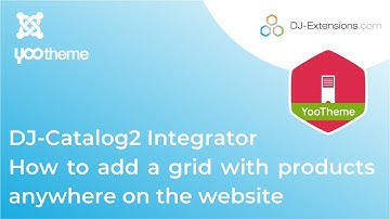How to add a grid with products anywhere on the website - DJ-Catalog2 Integrator Tutorial part 2