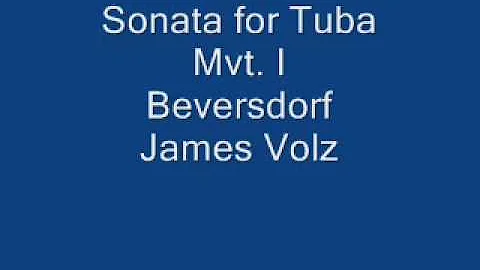 Beversdorf Sonata for Tuba Mvt. I