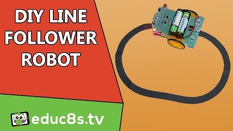 Line Follower Robot without Arduino or Raspberry Pi - A DIY project.