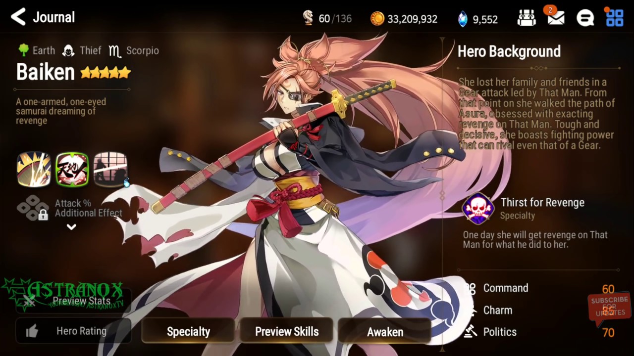 EPIC SEVEN Baiken Review & Early Thoughts [Usage Guide] Epic 7 Hero Strenght & Weakness (PVE & PVP)