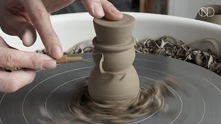 물레로 만드는 눈사람 오너먼트 : Making a Ceramic Snowman Ornaments [ONDO STUDIO]