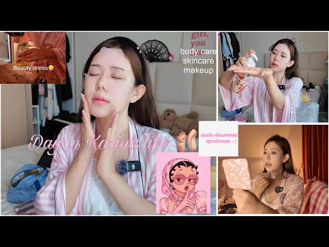 Day in my life🩰GRWM, bodycare, skincare and make-up💄(friend birthday 🎁 