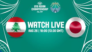 SEMI-FINALS: Lebanon v Japan | Full Basketball Game