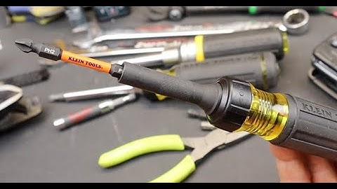 Affordable Excellence: Klein 13-in-1 Slim Impact Screwdriver. But again, special/proprietary bits?