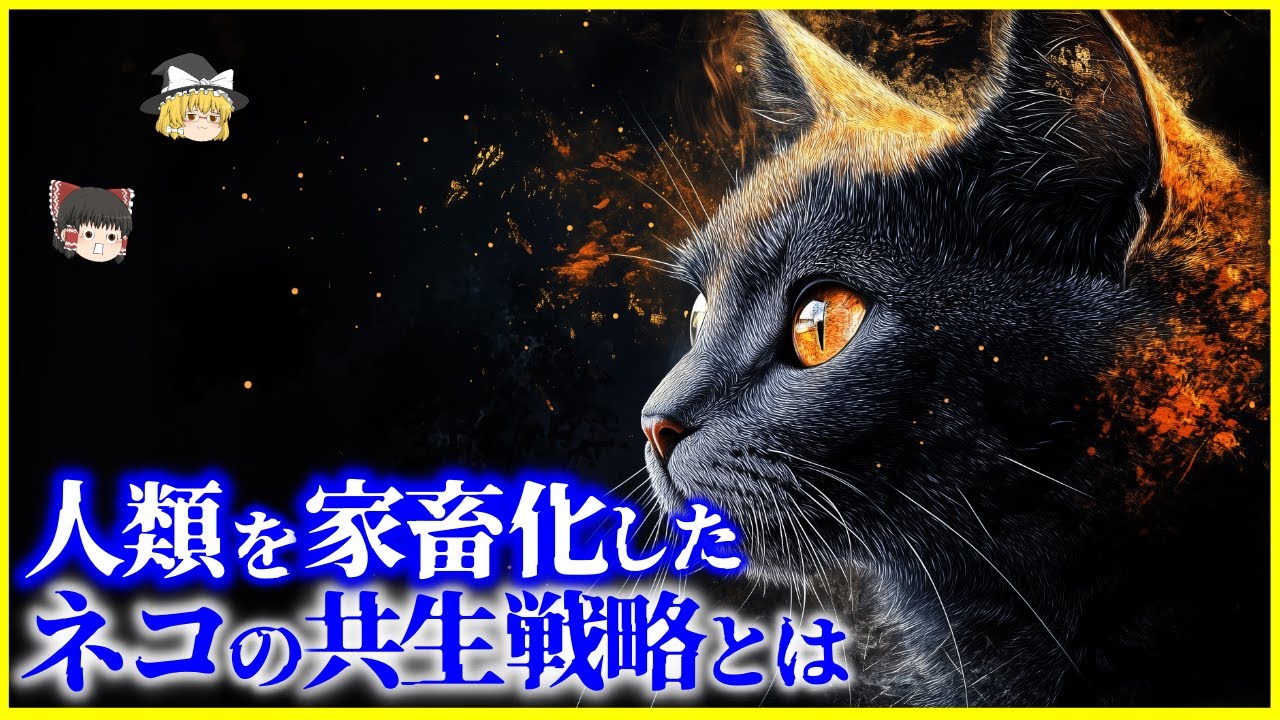 【ゆっくり解説】 ネコが人間を支配している…？人類を家畜化した「ネコ」が選んだ共生戦略とは？を解説/そもそも猫とは何者なのか？
