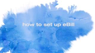 How to set up eBill