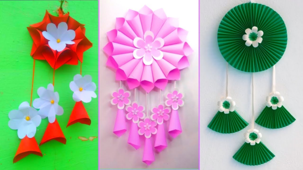 Easy and Quick Paper Wall Hanging Ideas / A4 sheet Wall decor