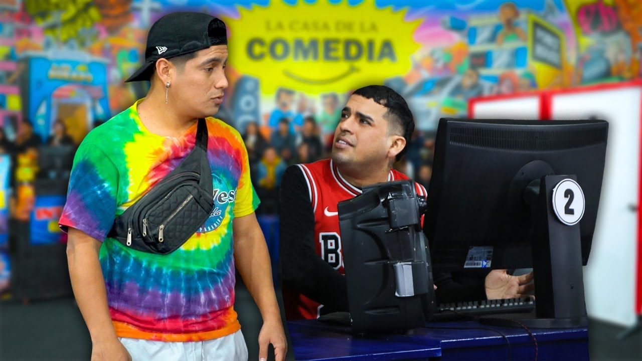 Chancalata inaugura su cabina de internet | La Casa de la Comedia