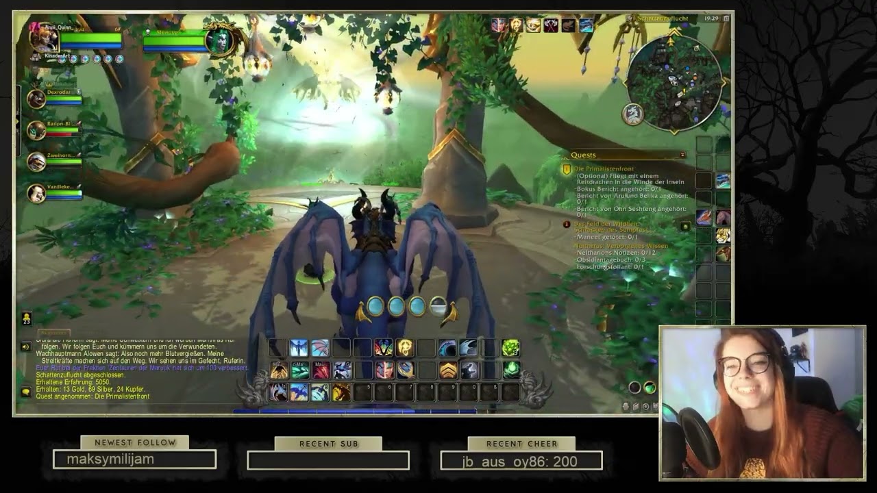 Word of Warcraft mit der Crew - KinaderArt, Vanillekeksy, Dex