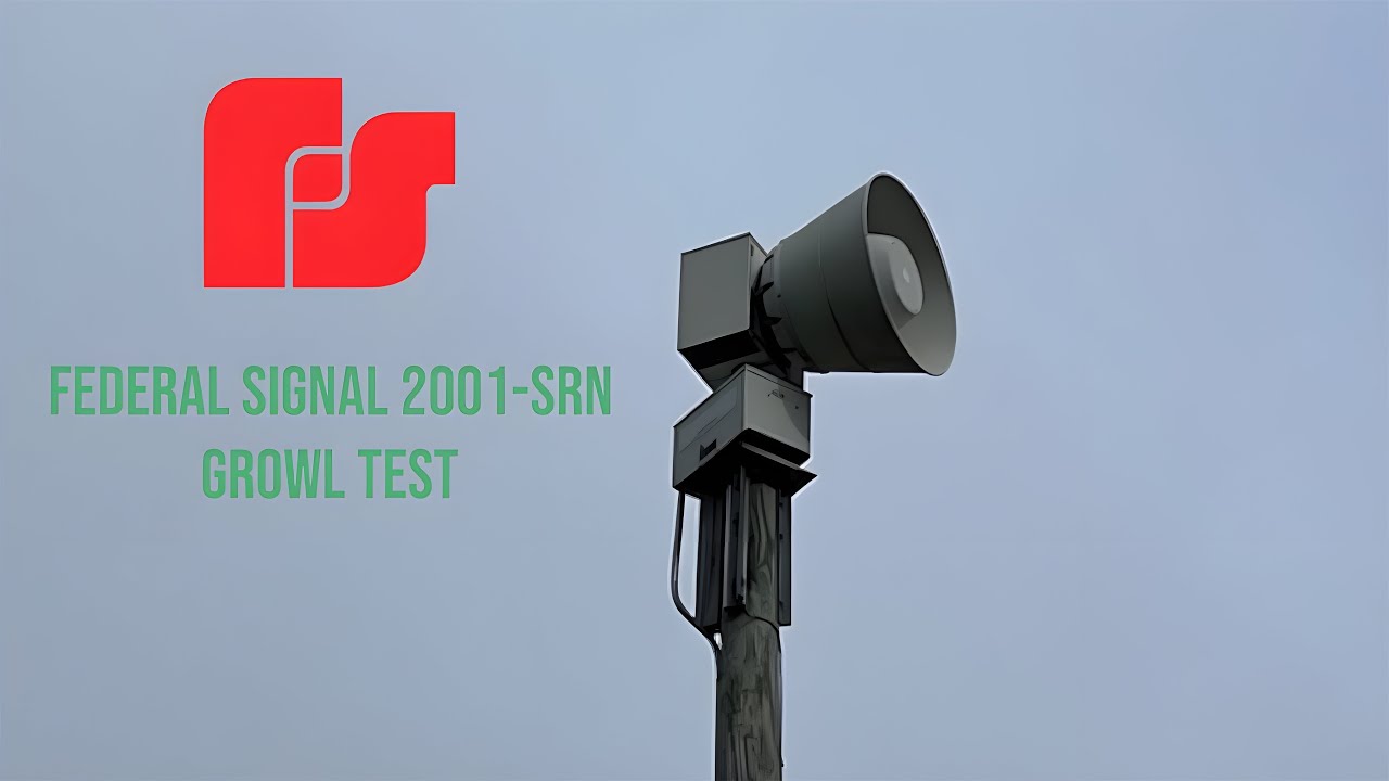 Buffalo Grove, IL Federal Signal 2001-SRN (DC), Growl Test