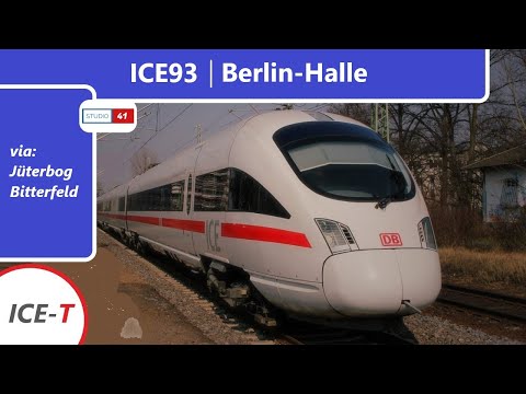 Führerstandsmitfahrt Berlin Hbf (tief)-Halle(Saale) *ICE93* (ICE-T II BR411/415)