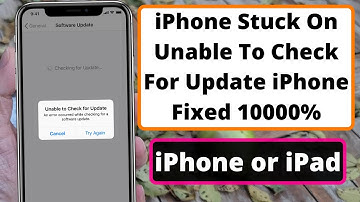 Unable To Check For Update How to Fix Unable To Check For Update Problem iOS 14.7