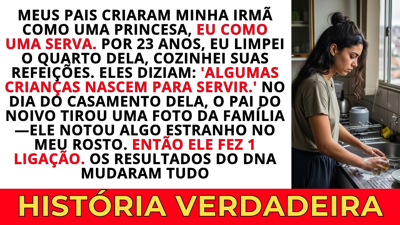 Meus pais me criaram como serva — até o pai do noivo ver o meu rosto