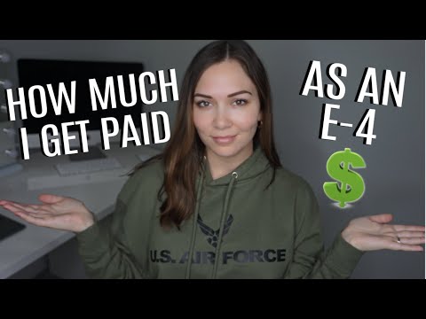 HOW MUCH I GET PAID IN THE MILITARY AS AN E-4