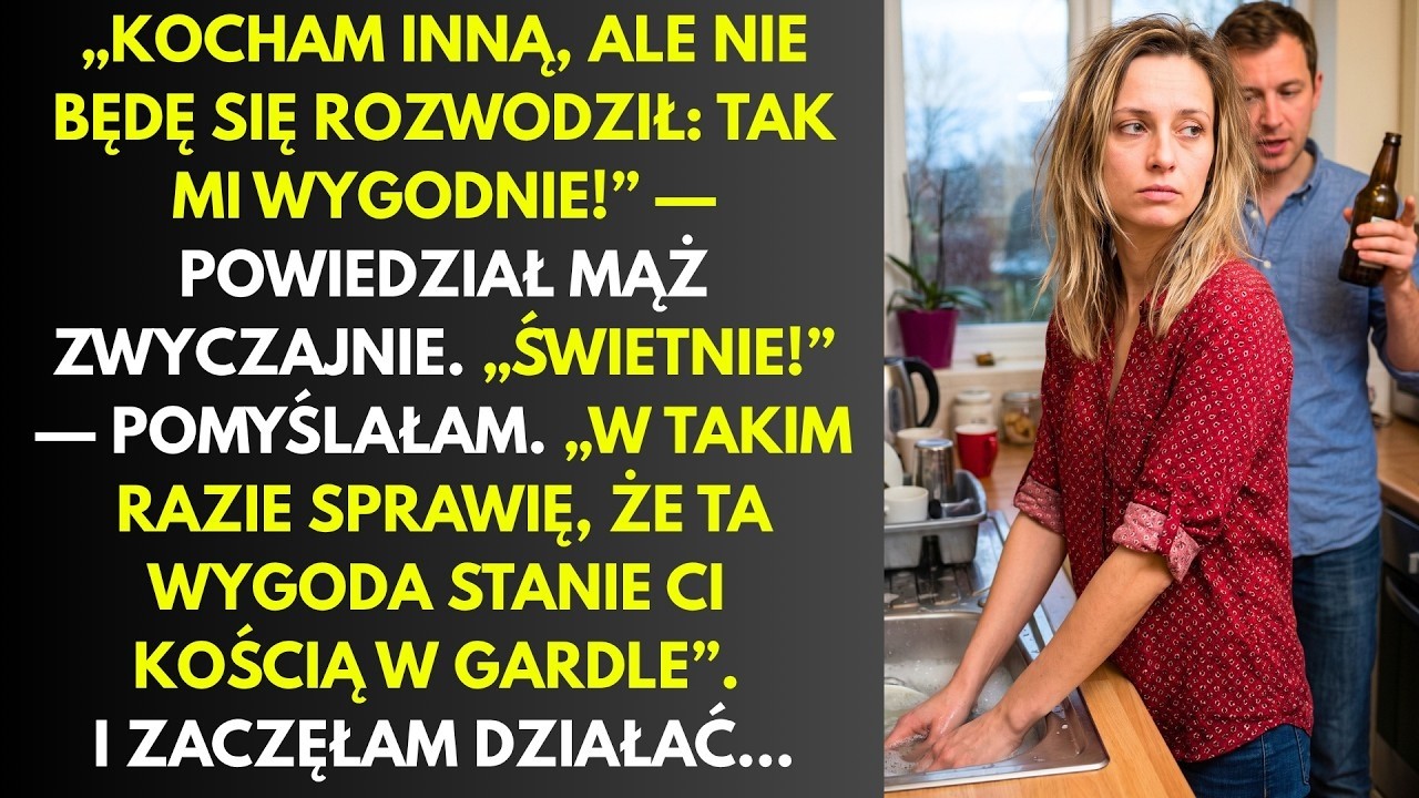 Stałam przy kuchence i smarowałam chleb masłem, gdy mój mąż po trzydziestu latach małżeństwa powiedział: „Z tobą jest mi wygodnie. Ona jest na noc, ty na resztę życia”. Nie krzyknęłam. Nie...