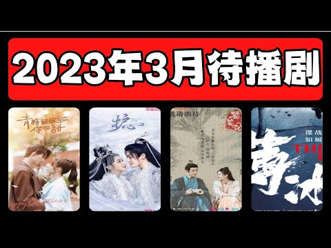 2023年3月待播剧，绝美仙恋再度踏入战场，小成本甜宠剧紧追其后！