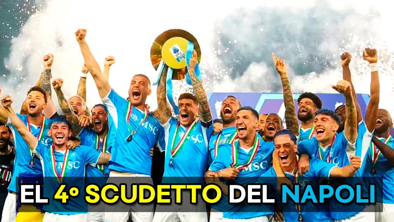 NAPOLI 💙 CAMPEÓN 🏆 de ITALIA ᴴᴰ
