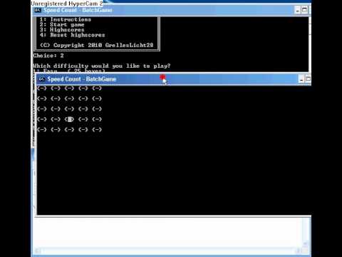 "Speed Count" BatchGame Update - Speed