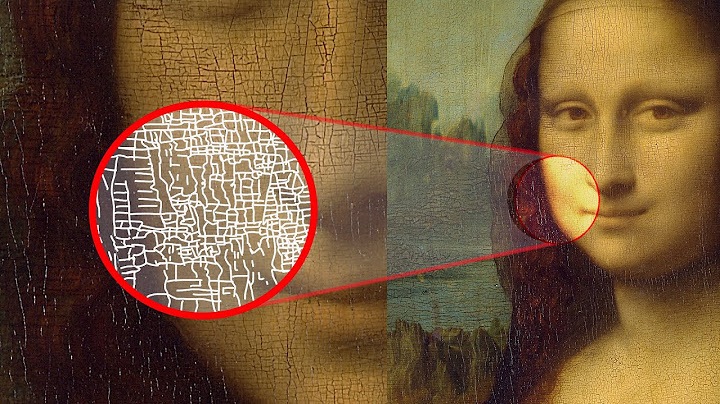 The hidden pattern in the cracks of paintings