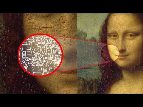 The hidden pattern in the cracks of paintings