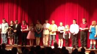 Nalia 4th grade Christmas Program