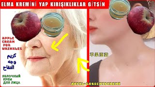 ELMA KREMİ İLE 2 HAFTADA 10 YAŞ GENÇLEŞ - CİLT SIKILAŞTIRICI DOĞAL YÜZ KREMİ YAPIMI