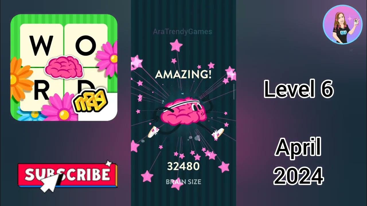 Wordbrain April 2024 8X8 Puzzles Level 1 10 Answers YouTube
