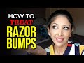 RAZOR BUMPS DOCTOR V | How to Treat Razor Bumps for BROWN/DARK Skin of Colour | Dr V #SOC