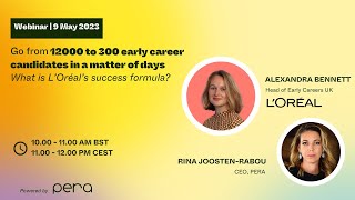L’Oréal Success Story: From 12000 to 300 early career candidates