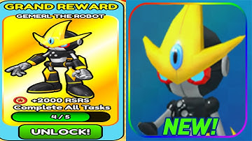 HOW to UNLOCK GEMERL th ROBOT New Character - [⚡️POWERS] Sonic Speed Simulator Gameplay #roblox
