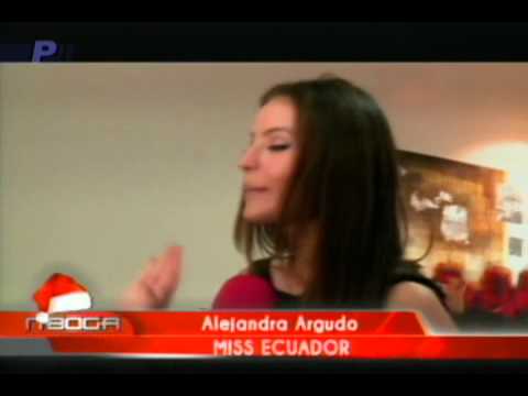 Alejandra Argudo lista para el Miss Universo Miami