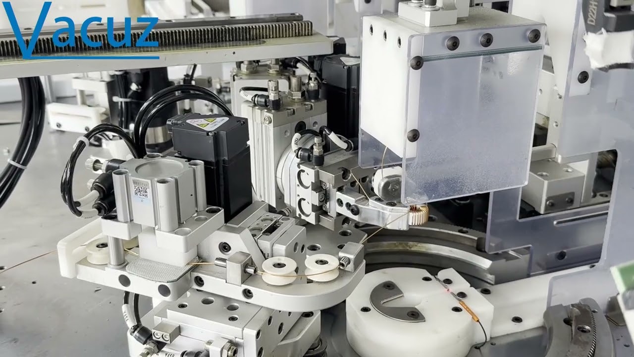 Double Stations Automatic Common Mode Toroidal Coil Inductor Crochet Hook Winding Machine Price