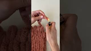 Sensy Chunky İpliğiyle Tığ Kullanmadan Kolay Atkı Yap! 🧣✨  #elişi  #crochet  #knitting #örgü