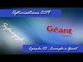 Optimisations 2019 - Exemple à Géant Casino