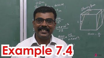 4.Physics | Properties of Matter | Example 7.4