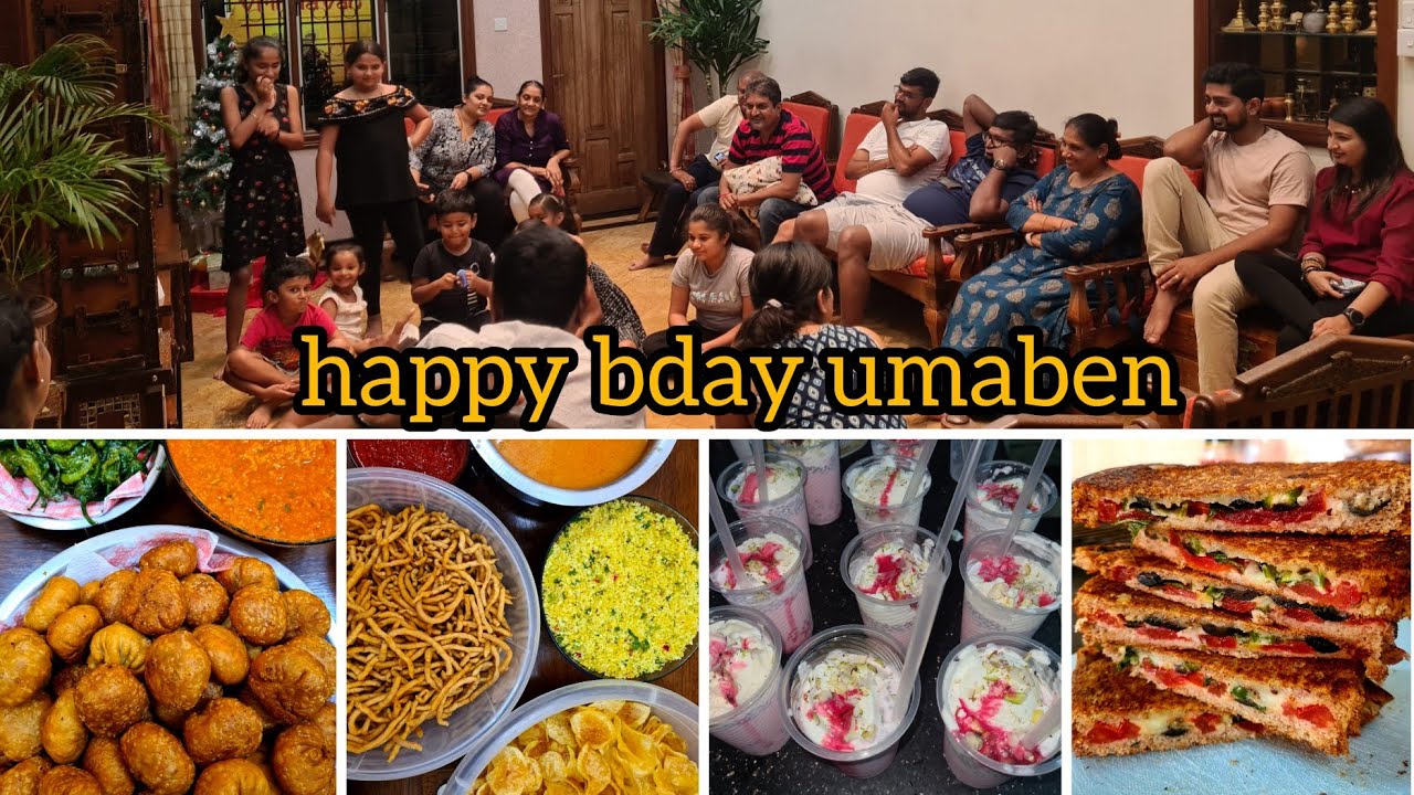 UMA's GRAND BDAY celebrations😂| girls dinner| kachri bateta| kachori| faluda| gifts for kids|MKvlogs