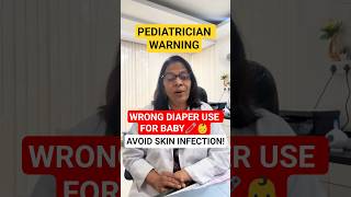AVOID Wrong Diaper Use in Babies - Pediatrician WARNING! #shorts